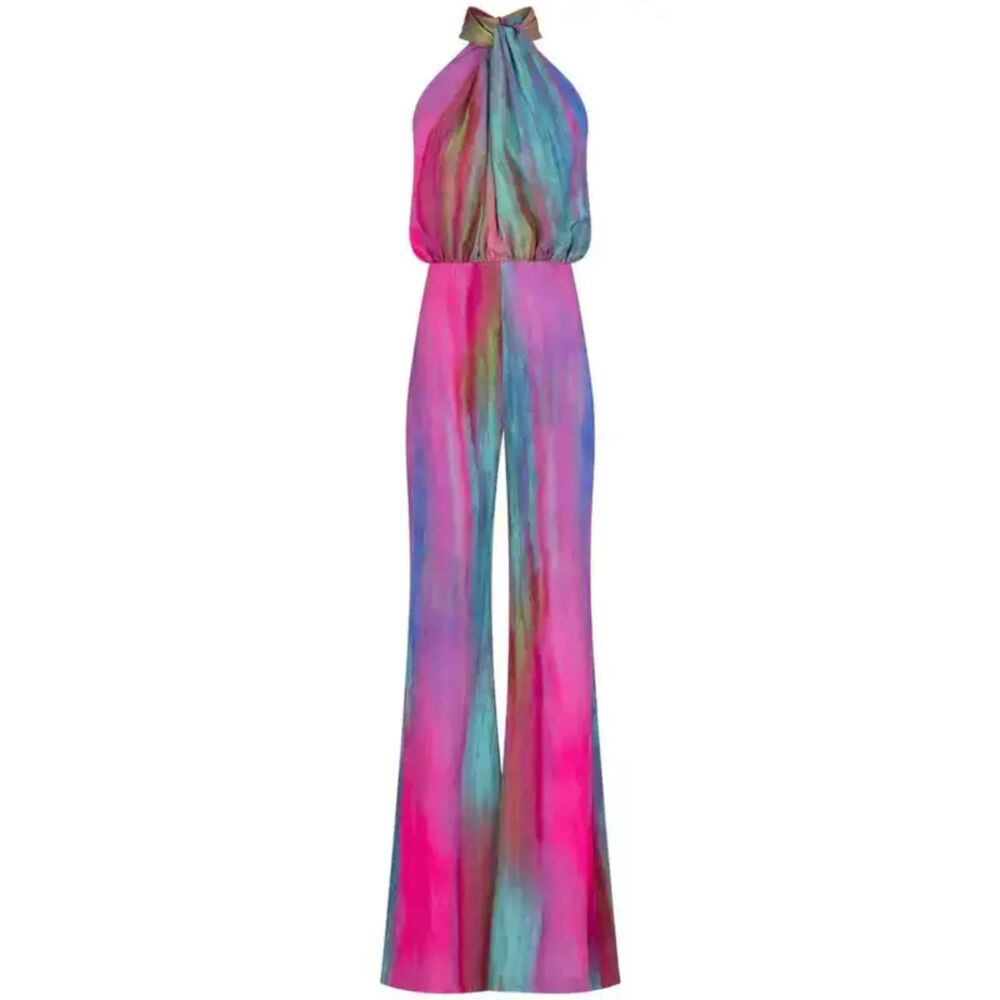 Silvia Tcherassi Siv Jumpsuit NWOT Watercolor Tie-Dye Unicorn